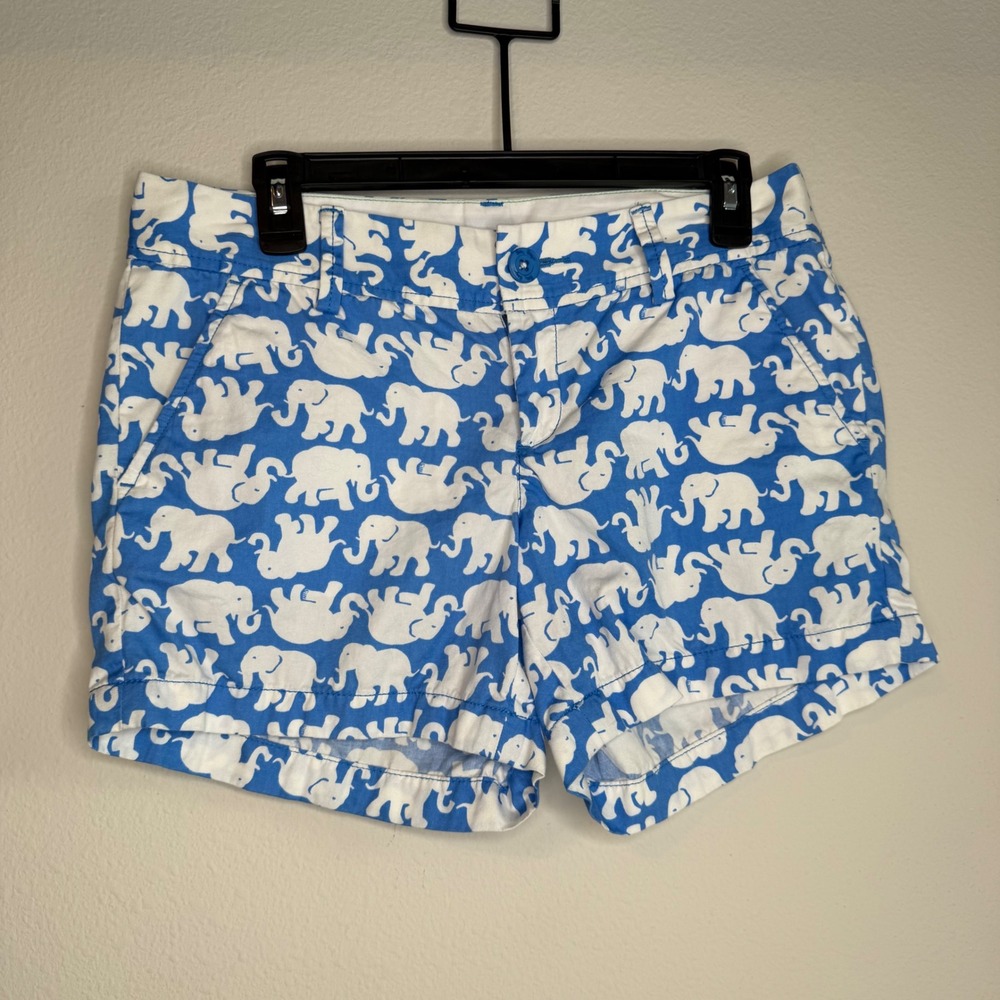 Lilly Pulitzer Callahan Shorts Tusk In The Sun Print Womens‎ 4 Resortwear Preppy